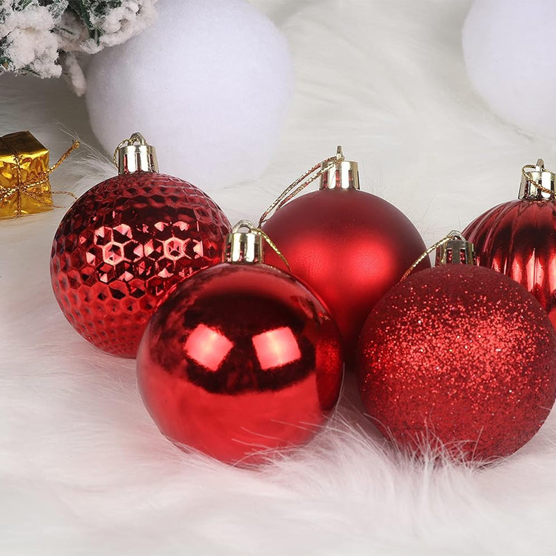 34pcs Christmas Tree Balls Ornaments