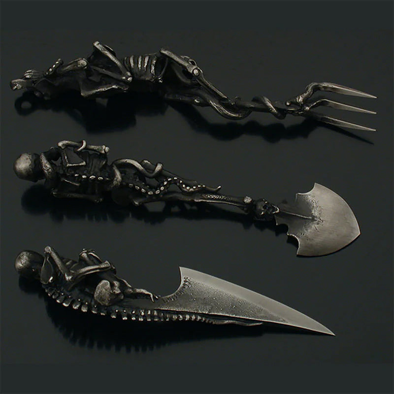 Halloween Gift Skeletal Cutlery Sets