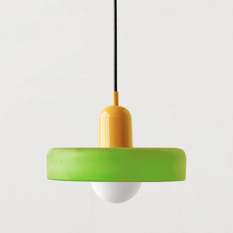 Bauhaus Pendant Lamp – Colored Glass Stylish Design