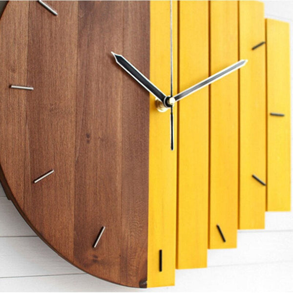 WoodElegance - Natural Wooden Wall Clock