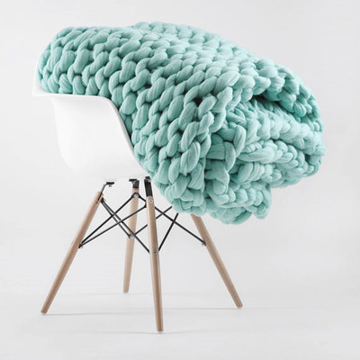 Deluxe Braided Wool Blanket