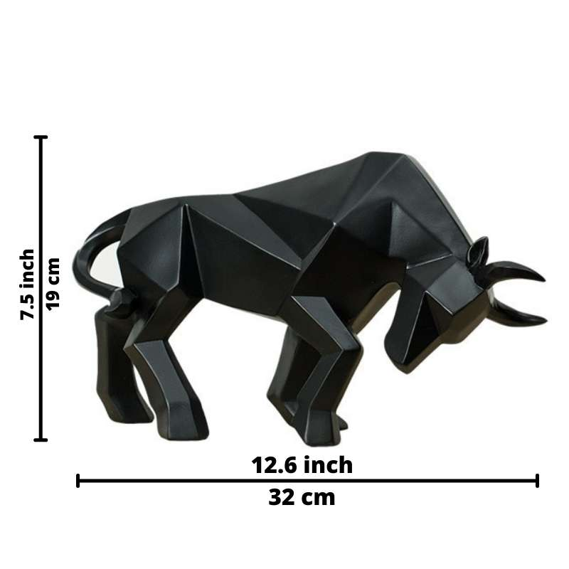 Miravique Nordic Bull Sculpture