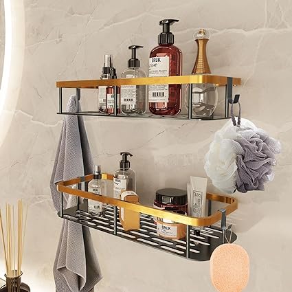 Rustproof Aluminum Corner Shelf Rack