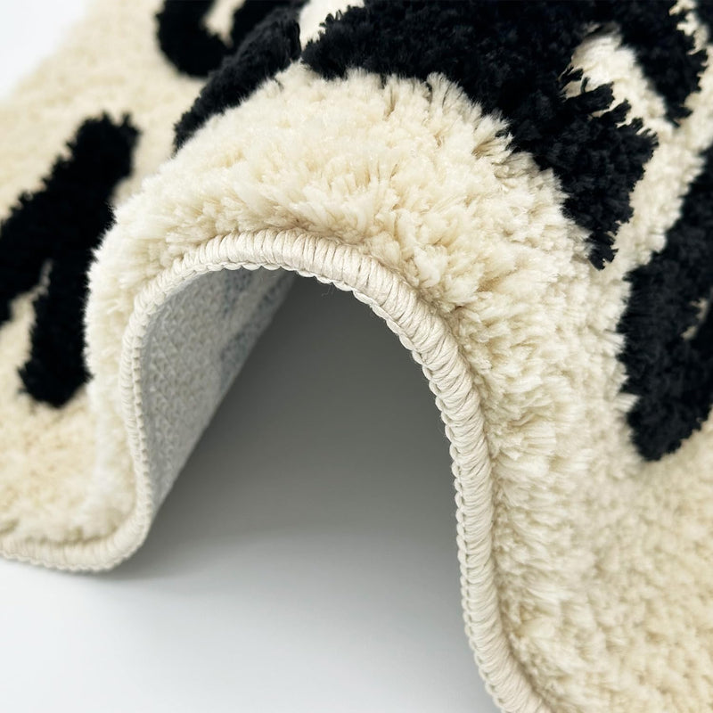 Playful Fluffy Bath Mat