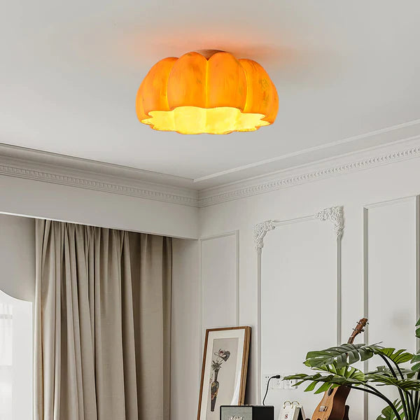 Miravique Pumpkin Ceiling Light