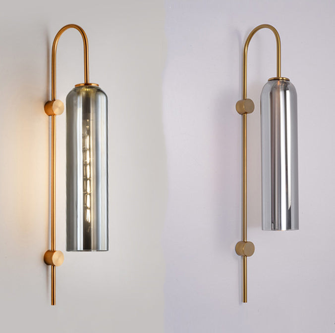 Miravique Sconce with Flute Glass Shade Pendent Lamp