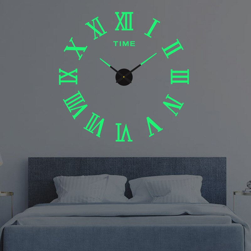 KreativDesign DIY Wall Clock - Unique Artistic Home Decor with Customizable Sizes and Colors