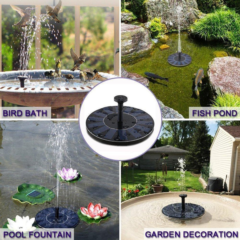 Solar Fountain Pump Circle Garden Solar Powered Water Pump