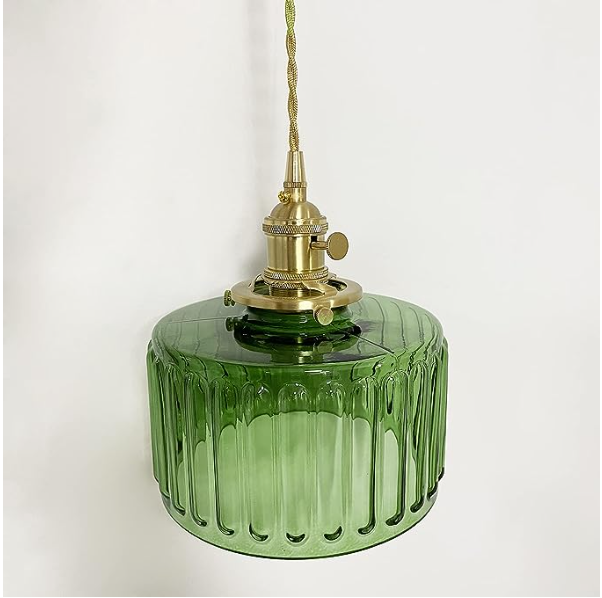 Miravique Stunning Cylinder Glass Pendant Light