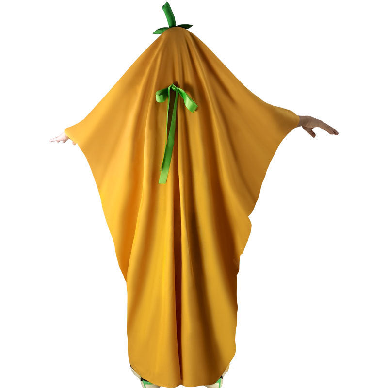 Children's Halloween Costume Pumpkin Cloak