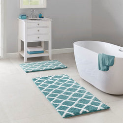 Bittman Reversible High Pile Tufted Bath Rug