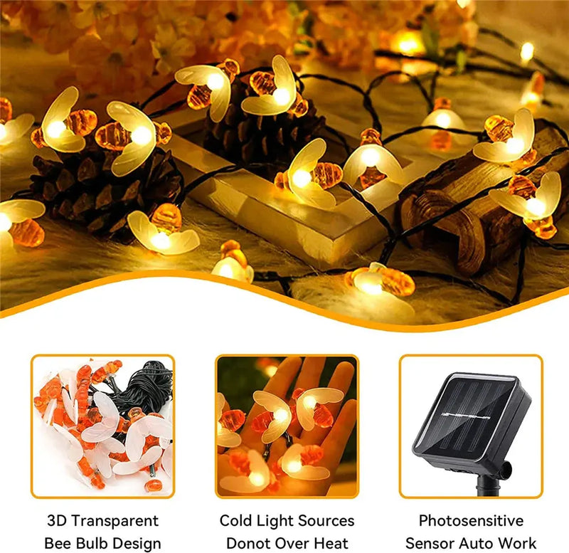 SolarZone - Honeybee String Light 20 LED