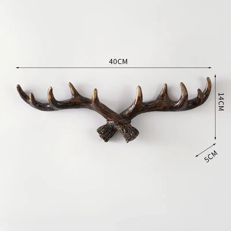 Antler coat rack - Rural - Attractive coat rack - Deer antlers - Corridor