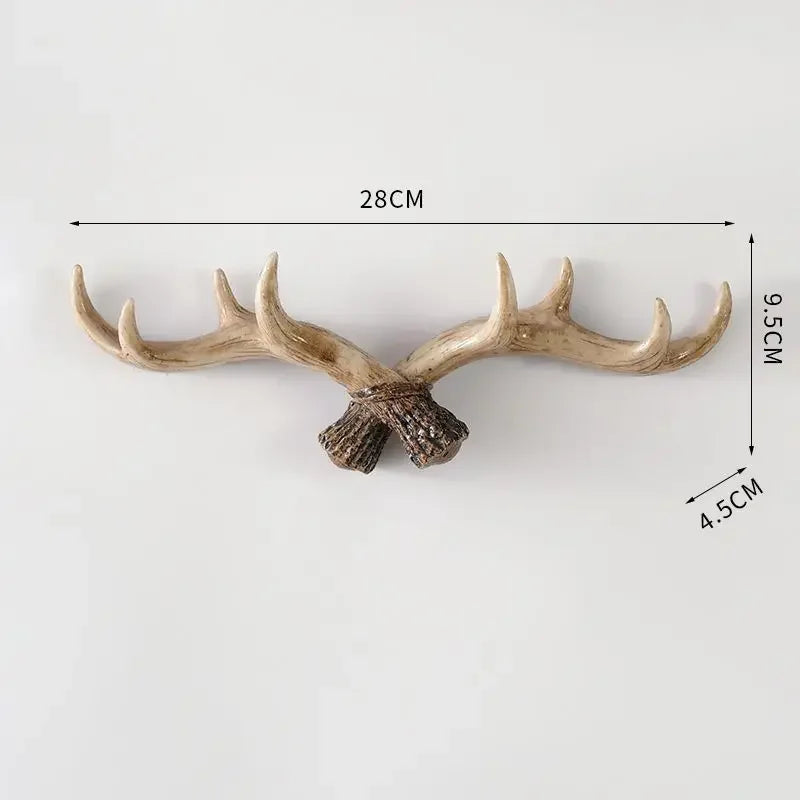 Antler coat rack - Rural - Attractive coat rack - Deer antlers - Corridor