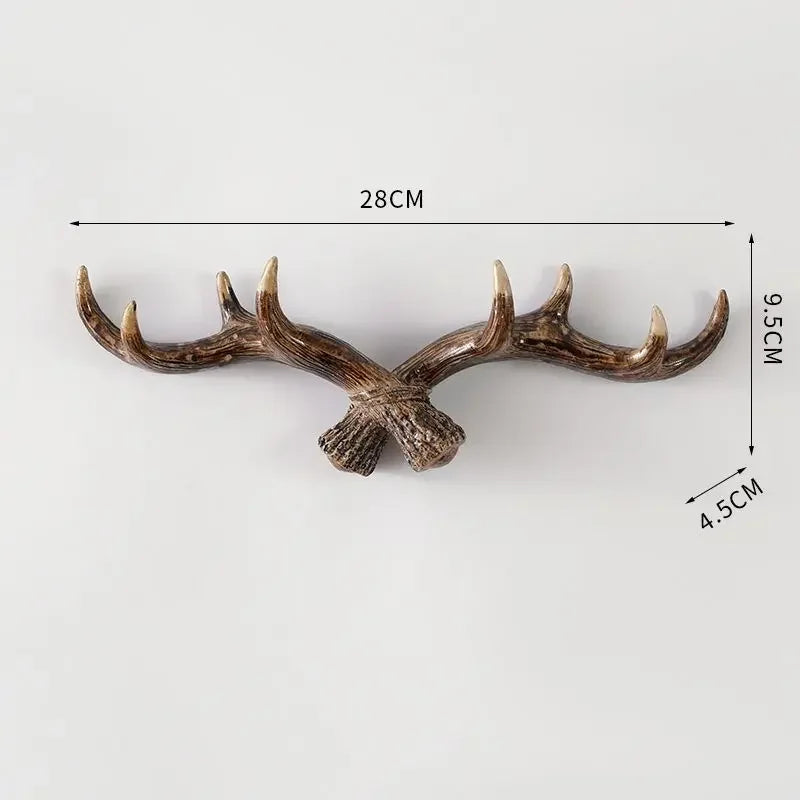 Antler coat rack - Rural - Attractive coat rack - Deer antlers - Corridor