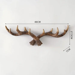 Antler coat rack - Rural - Attractive coat rack - Deer antlers - Corridor