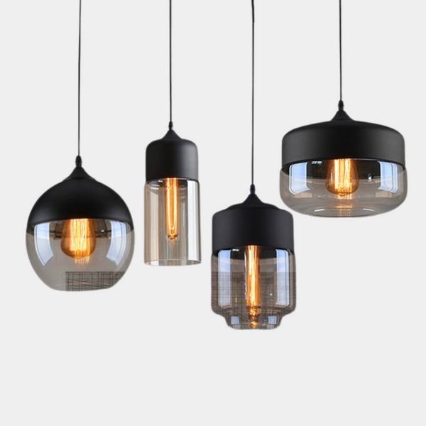 Miravique Combination Metal Glass Pendant Lights