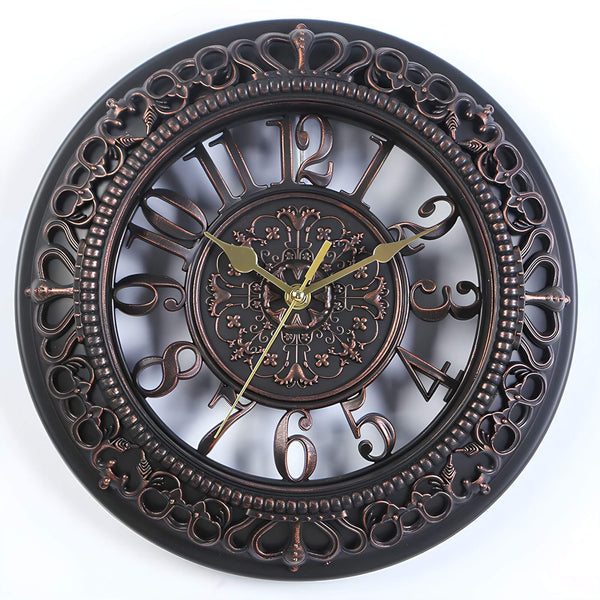 Miravique Eleganz Wall Clock - Classic Design with Charming Details