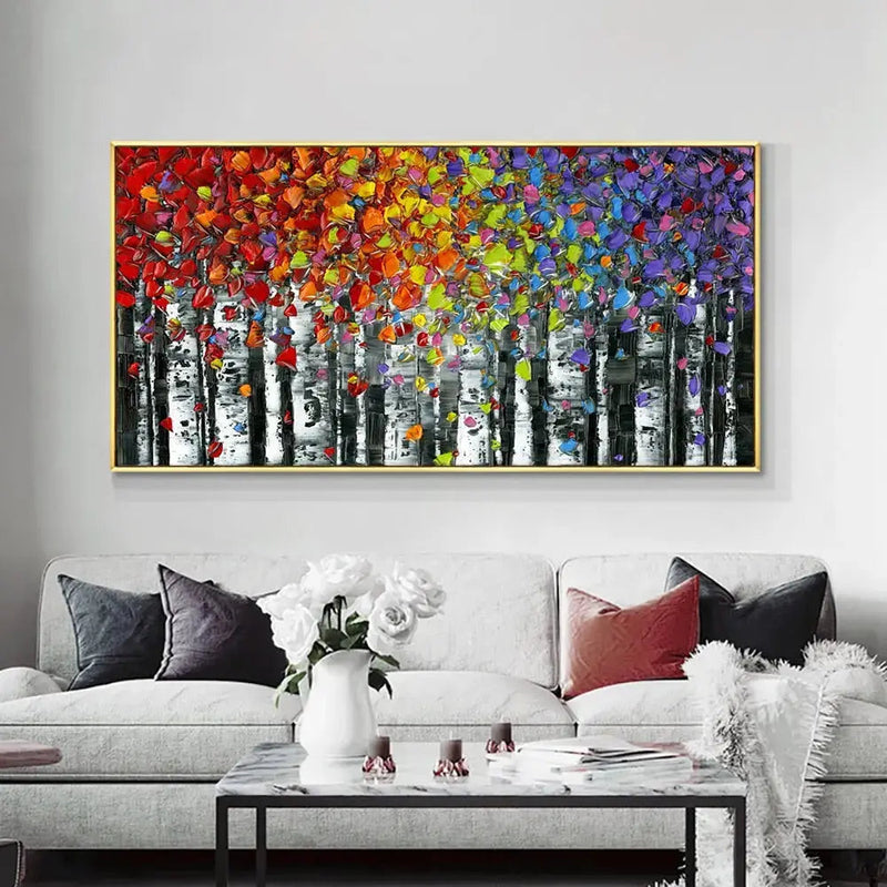 Autumn Flower Handmade Painting