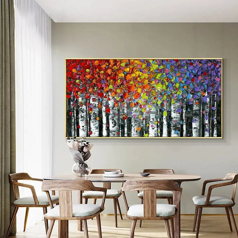 Autumn Flower Handmade Painting