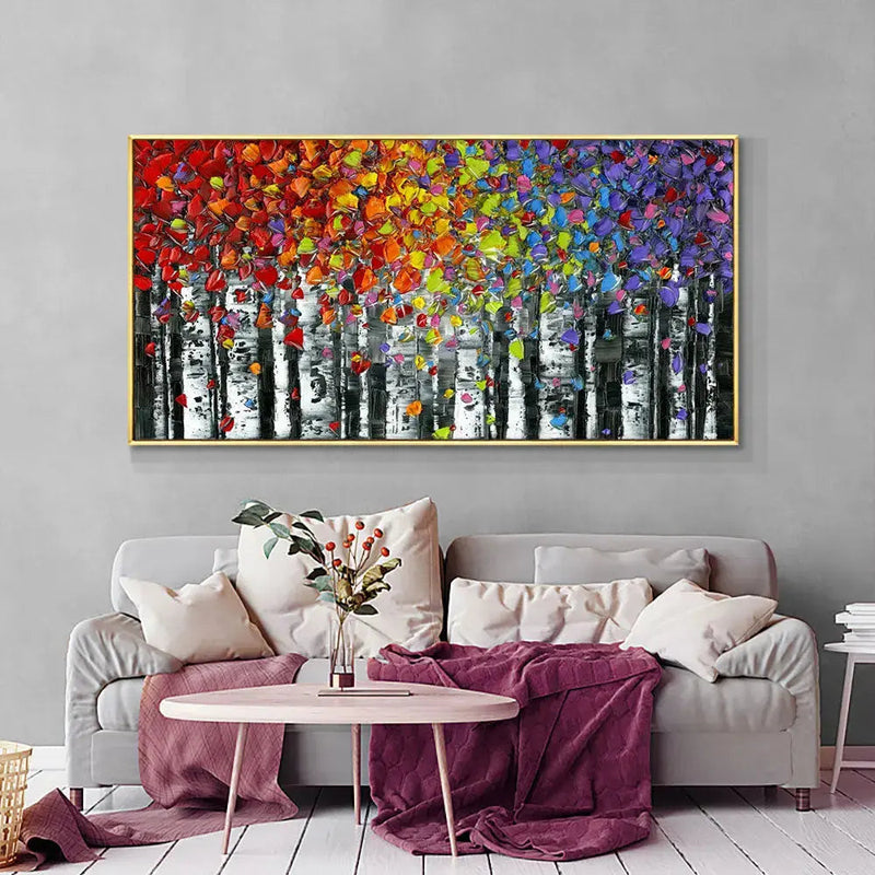 Autumn Flower Handmade Painting