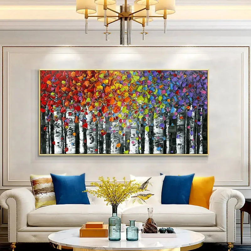 Autumn Flower Handmade Painting