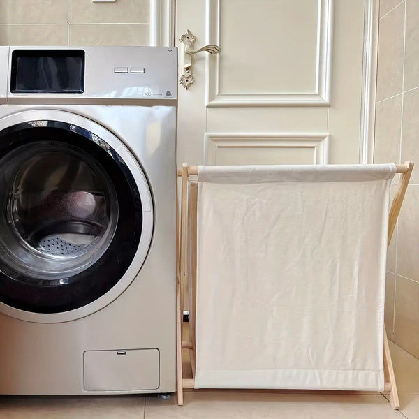 Laundry Basket - Solid Wood