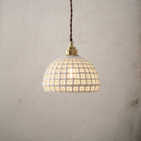 Miravique Copper Ceramic Pendant Lamp