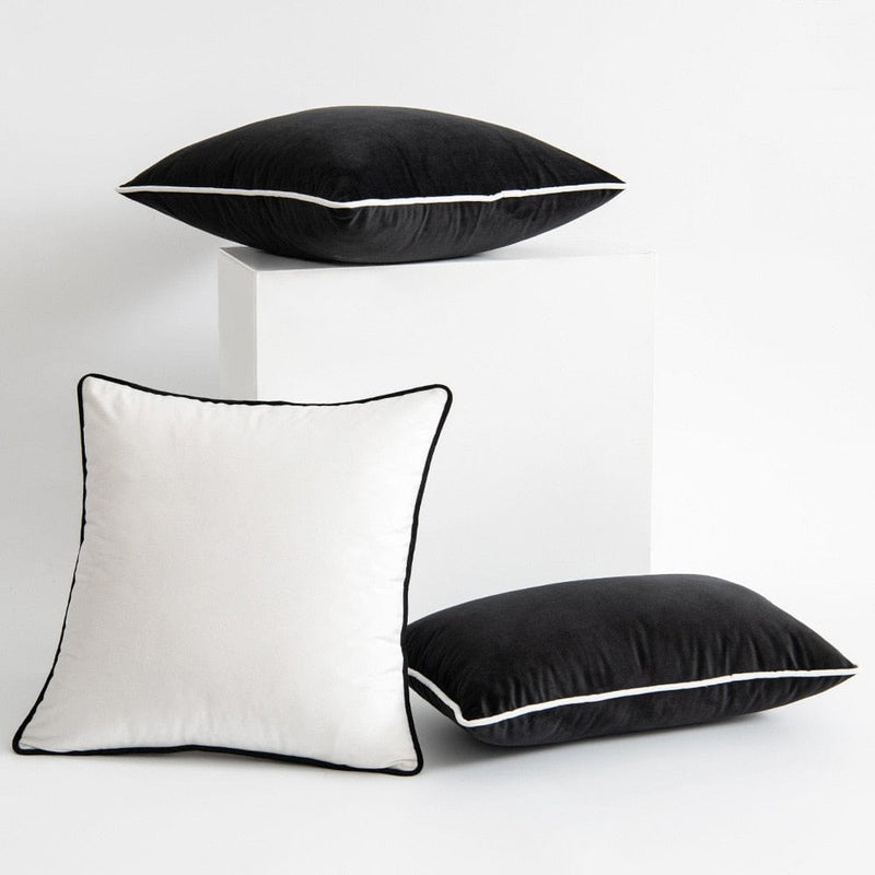 Velvet Modern Pillow Cover