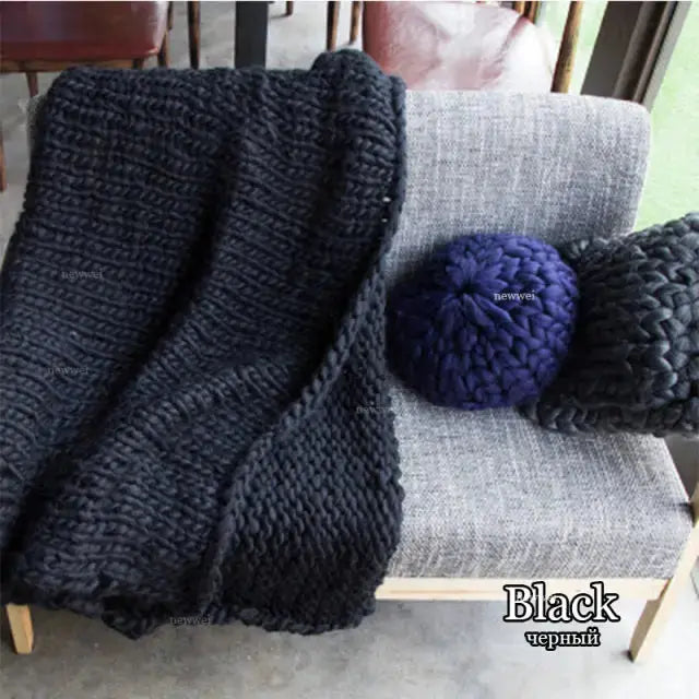 Chunky Wool Blanket