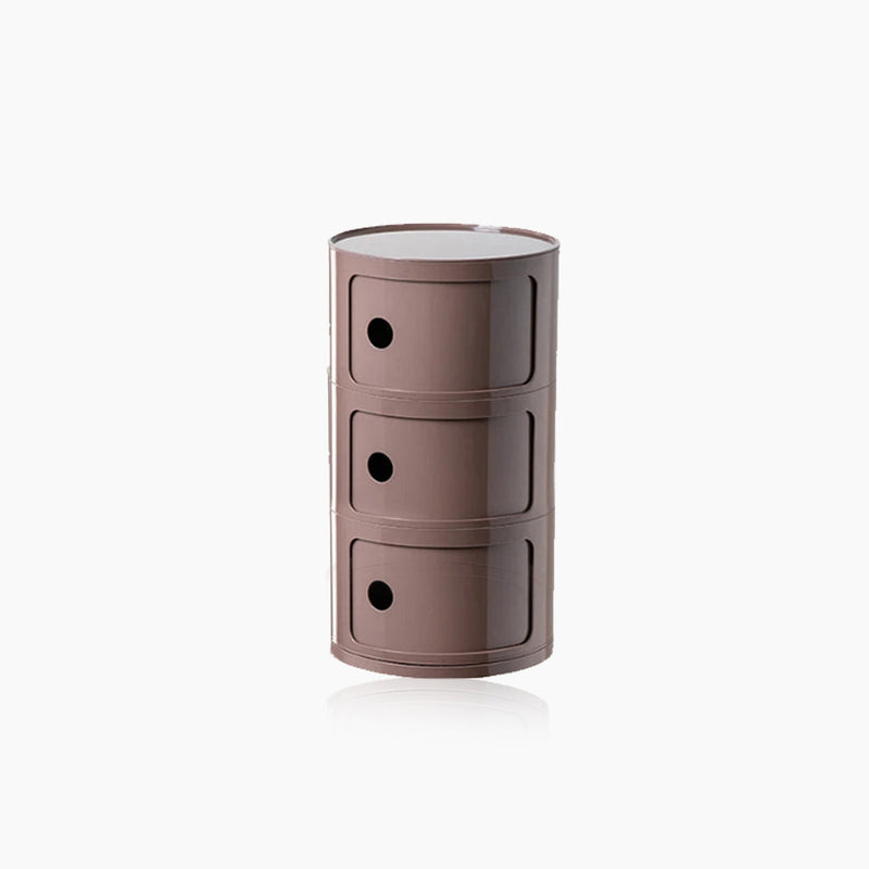 Componibili Style Barrel Storage Side Table