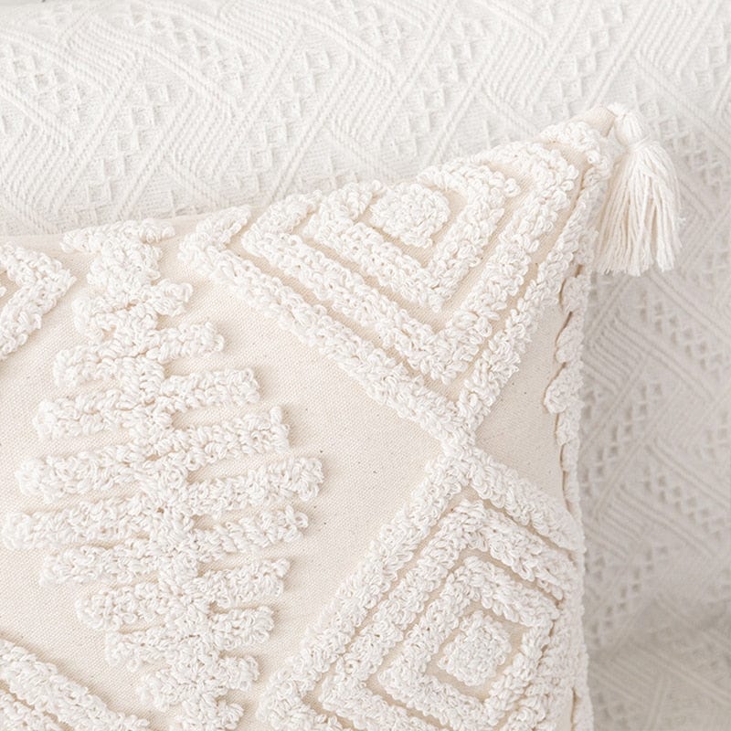 Ivory Tuft Pillow Cover