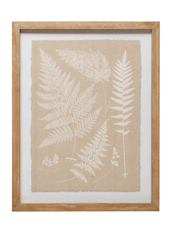 Miravique Art  Fern Wood Framed Art Miravique Handing