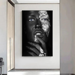 Silver Locks Canvas Art