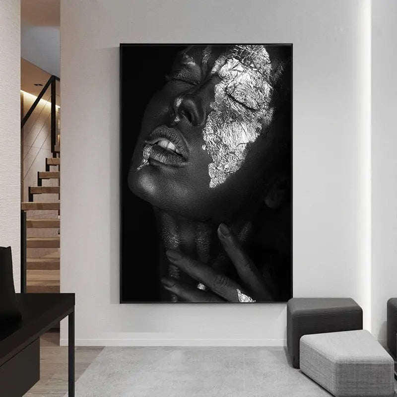 Silver Locks Canvas Art