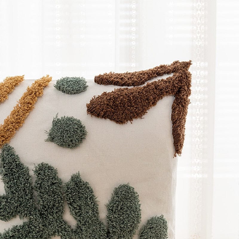 Foliage Tuft Pillow Cover