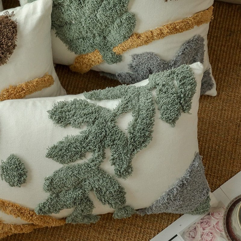 Foliage Tuft Pillow Cover