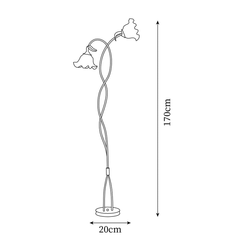 Calla Flowers Floor Lamp – Elegant and Atmospheric Lighting