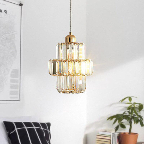 Luxury Golden Crystal Pendant Lamp