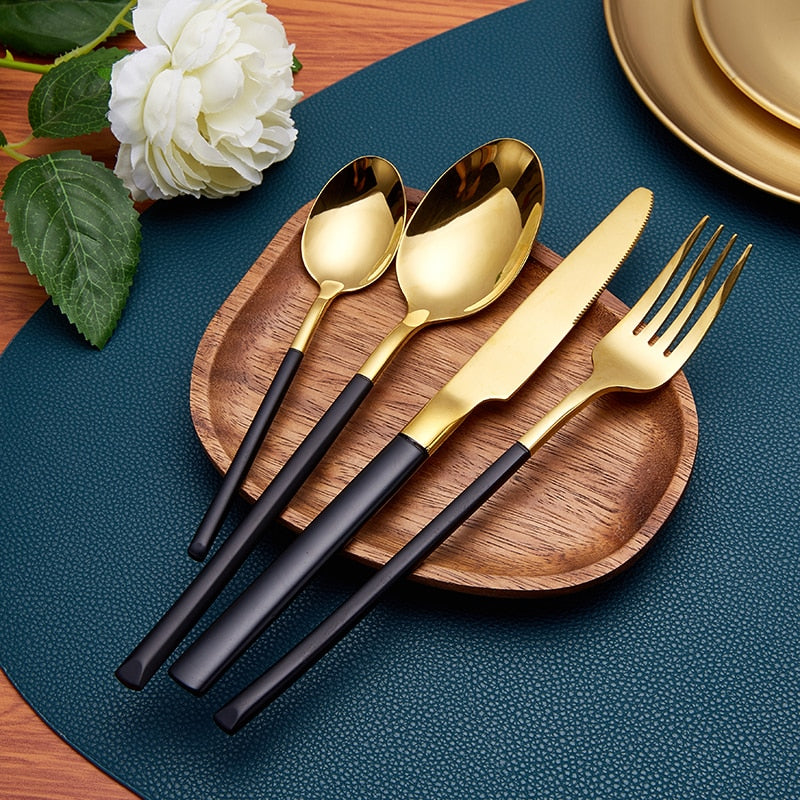 Miravique - Modern Stainless Steel Silverware Set