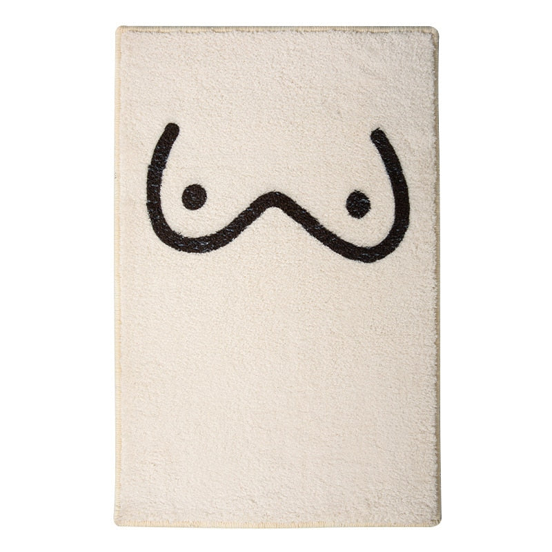 Human Doodle Anti-Slip Bath & Floor Mat