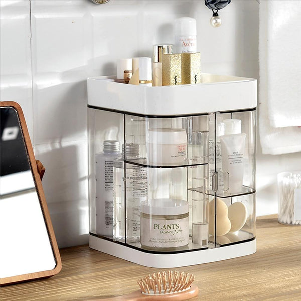 Prestige Acrylic Cosmetics Organizer with Spacious Drawers – Modern Storage for Skincare & Makeup Essentials