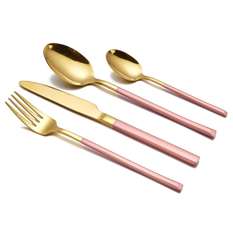 Miravique - Modern Stainless Steel Silverware Set