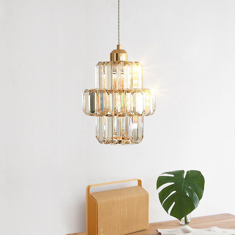 Luxury Golden Crystal Pendant Lamp