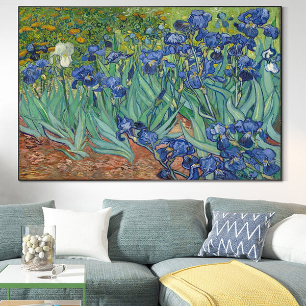 IRISES By Vincent Van Gogh