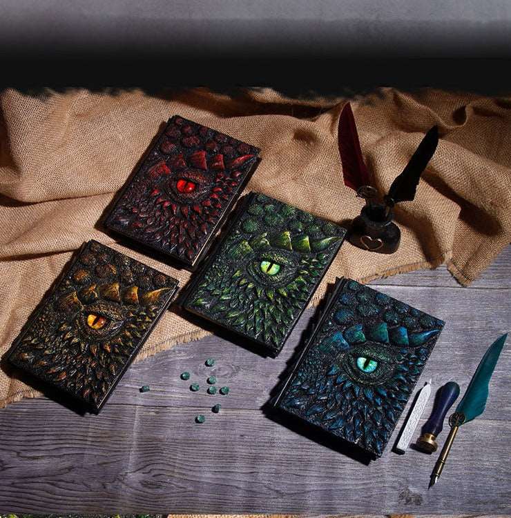 3D Dragon Hardcover Embossed Journal