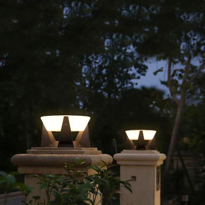 Luxury Outdoor Solar Lamp - Weatherproof LED Garden Light with Remote Control