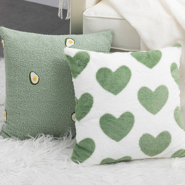 Cute Shapes Felt Pillow Covers