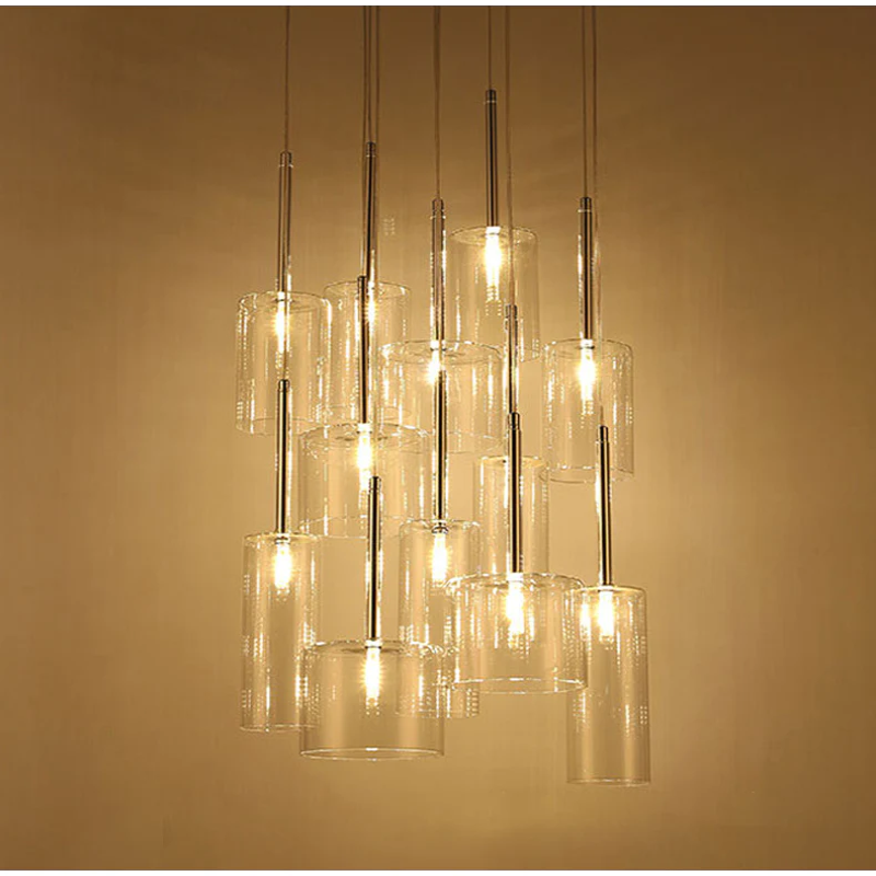 Sculptural Glass Loft Pendant & Chandelier Lights