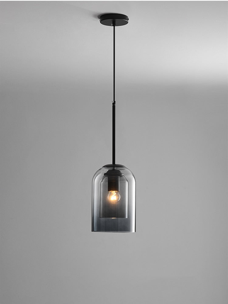 Miravique Double Glass Pendant Light